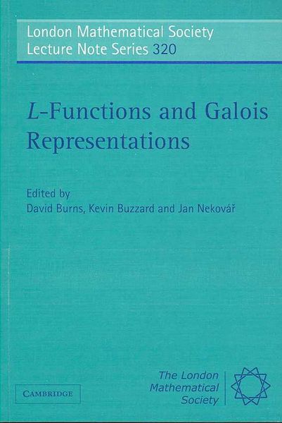 Produktbild: L-Functions and Galois Representations