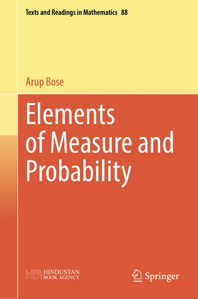 Produktbild: Elements of Measure and Probability