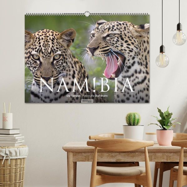 Produktbild: Namibia - Die Tierwelt (Wandkalender 2026 DIN A2 quer), CALVENDO Monatskalender