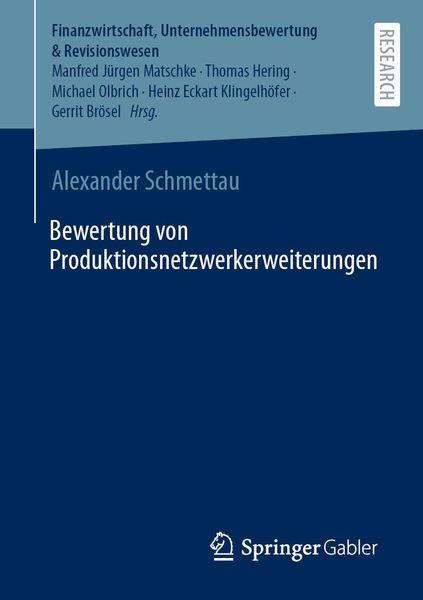 Produktbild: Bewertung von Produktionsnetzwerkerweiterungen