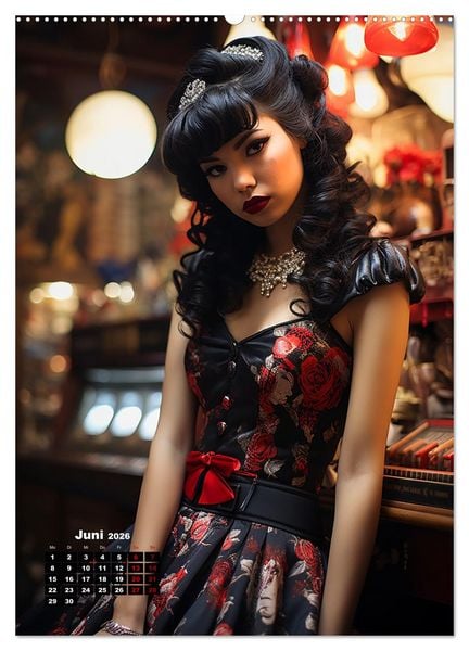 Produktbild: Rockabilly (Wandkalender 2026 DIN A2 hoch), CALVENDO Monatskalender