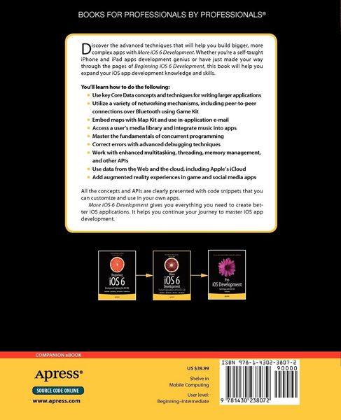 Produktbild: More iOS 6 Development