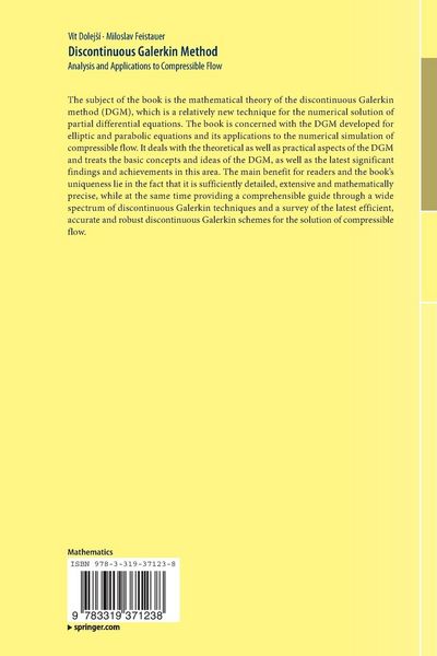 Produktbild: Discontinuous Galerkin Method
