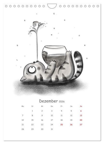 Produktbild: LEOPOLD DER DRITTE - Ein unglaublich liebenswerter Kater (Wandkalender 2026 DIN A4 hoch), CALVENDO Monatskalender