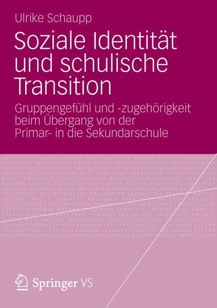 Produktbild: Soziale Identit&auml;t und schulische Transition