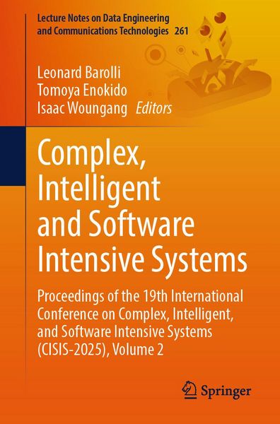 Produktbild: Complex, Intelligent and Software Intensive Systems