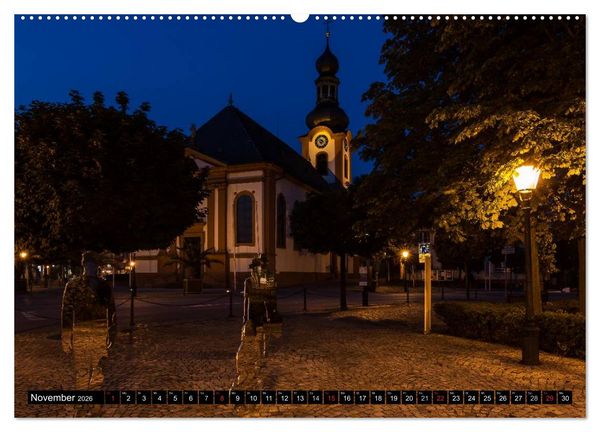 Produktbild: Schwetzinger Stadtansichten (hochwertiger Premium Wandkalender 2026 DIN A2 quer), Kunstdruck in Hochglanz