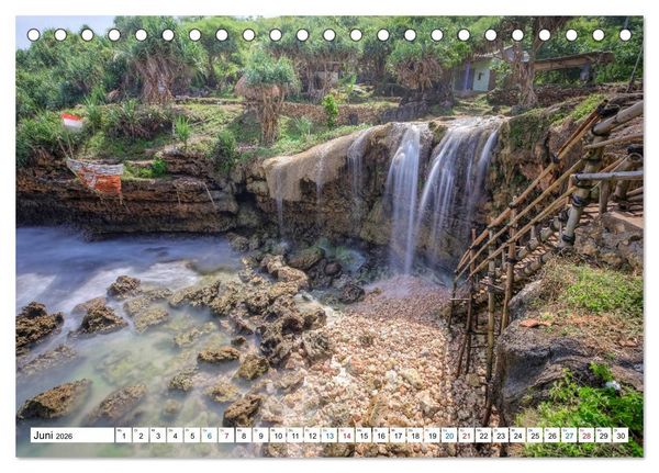 Produktbild: Java, Indonesische Insel im Feuerring (Tischkalender 2026 DIN A5 quer), CALVENDO Monatskalender
