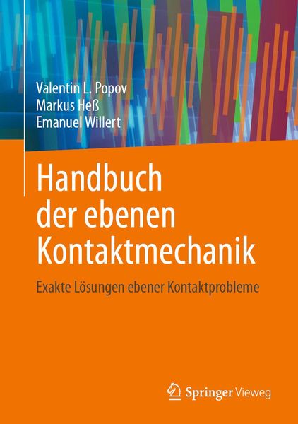 Produktbild: Handbuch der ebenen Kontaktmechanik