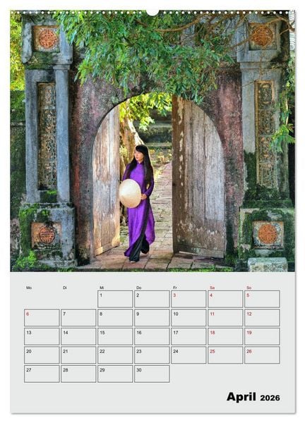 Produktbild: VIETNAM - Mein Urlaubsplaner (Wandkalender 2026 DIN A2 hoch), CALVENDO Monatskalender