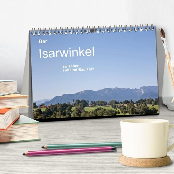 Produktbild: Der Isarwinkel (Tischkalender 2026 DIN A5 quer), CALVENDO Monatskalender