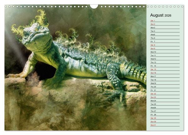 Produktbild: Fractalized creatures (Wall Calendar 2026 DIN A3 landscape), CALVENDO 12 Month Wall Calendar