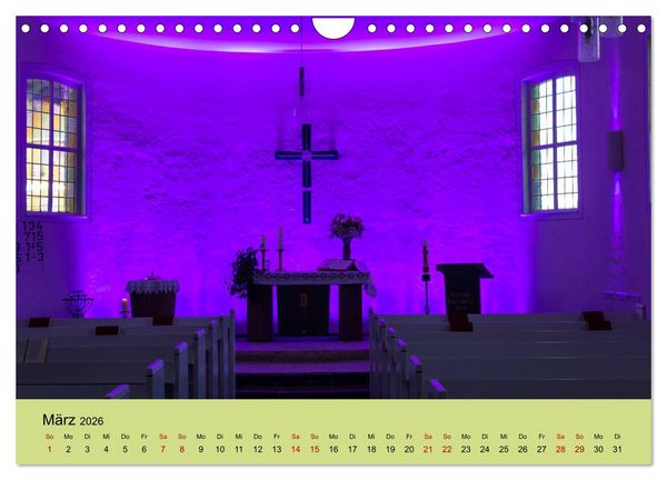 Produktbild: Pilgern im Waldecker Upland (Wandkalender 2026 DIN A4 quer), CALVENDO Monatskalender