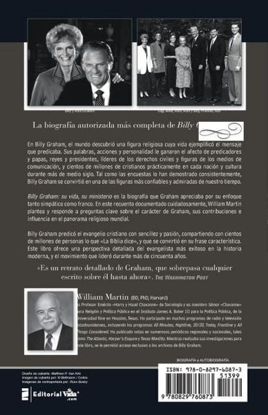 Produktbild: La Billy Graham - Su vida, su ministerio
