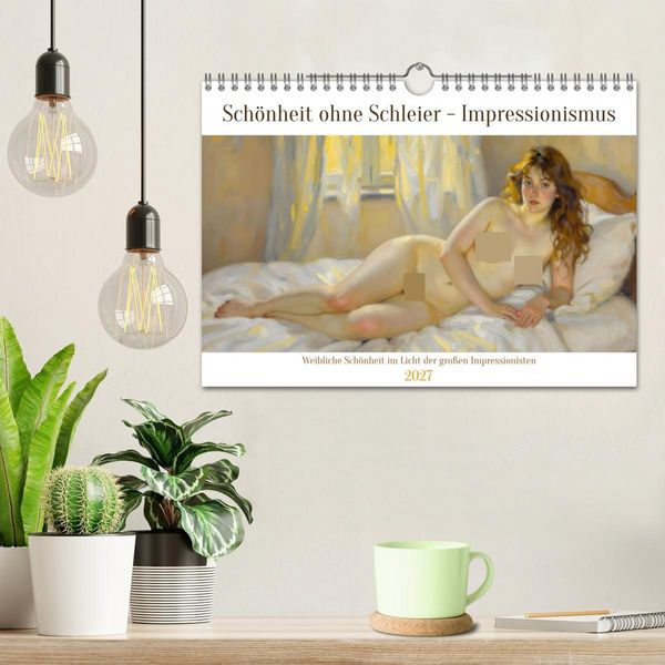 Produktbild: Sch&ouml;nheit ohne Schleier - Impressionismus (Wandkalender 2027 DIN A4 quer), CALVENDO Monatskalender