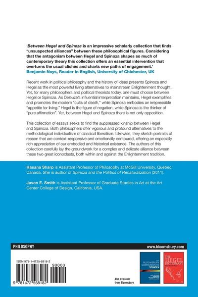 Produktbild: Between Hegel and Spinoza