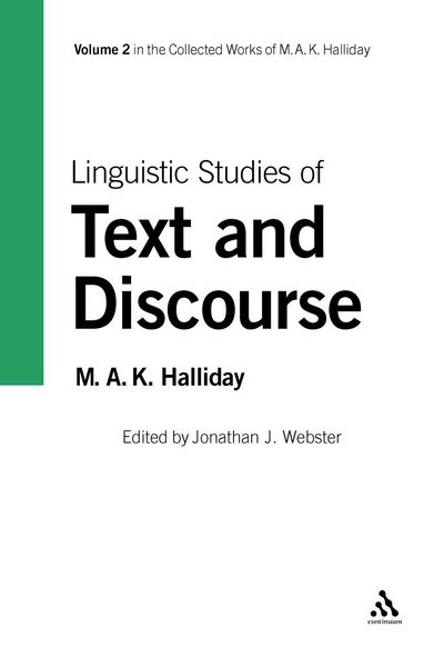 Produktbild: Linguistic Studies of Text and Discourse