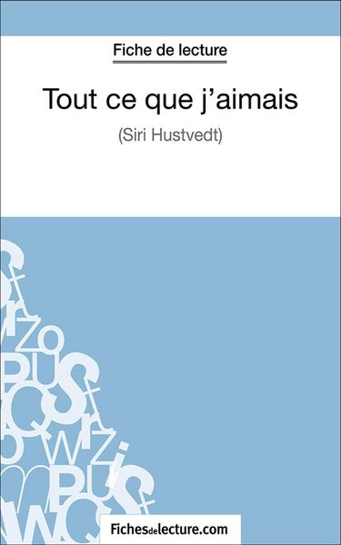 Produktbild: Tout ce que j'aimais