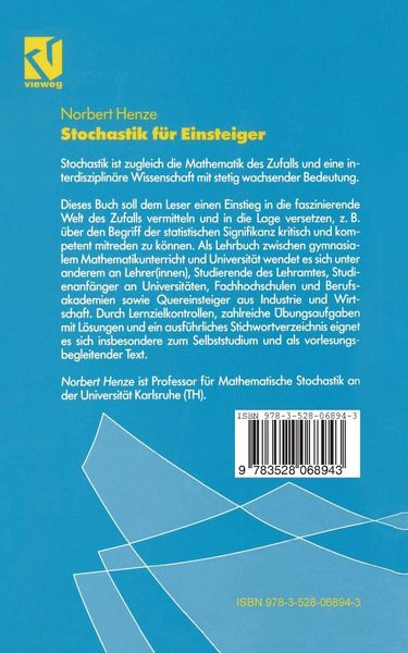 Produktbild: Stochastik f&uuml;r Einsteiger