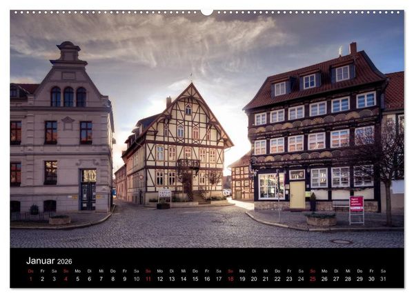 Produktbild: Fachwerk - wie aus einer anderen Zeit (hochwertiger Premium Wandkalender 2026 DIN A2 quer), Kunstdruck in Hochglanz