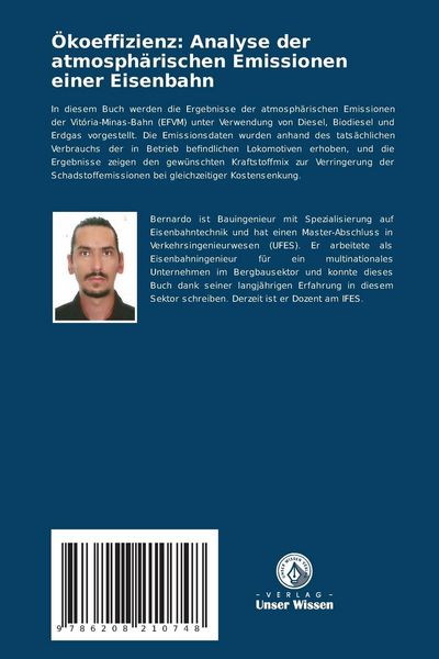 Produktbild: &Ouml;koeffizienz: Analyse der atmosph&auml;rischen Emissionen einer Eisenbahn