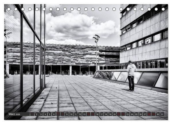 Produktbild: Ein Blick auf Darmstadt (Tischkalender 2026 DIN A5 quer), CALVENDO Monatskalender