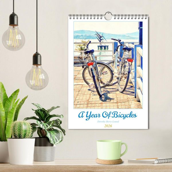 Produktbild: A Year Of Bicycles (Wall Calendar 2026 DIN A4 portrait), CALVENDO 12 Month Wall Calendar
