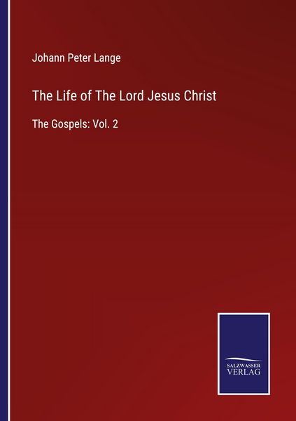 Produktbild: The Life of The Lord Jesus Christ