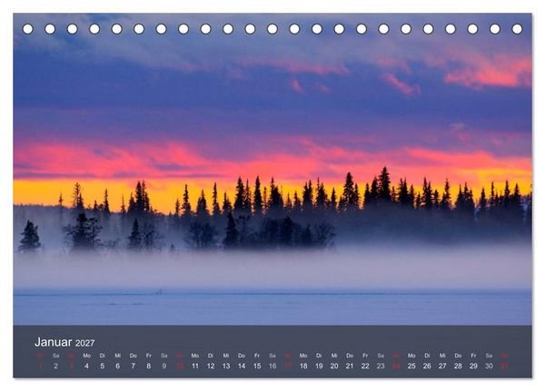 Produktbild: Lappland 2027 (Tischkalender 2027 DIN A5 quer), CALVENDO Monatskalender