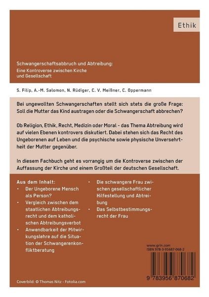 Produktbild: Schwangerschaftsabbruch und Abtreibung: Eine Kontroverse zwischen Kirche und Gesellschaft