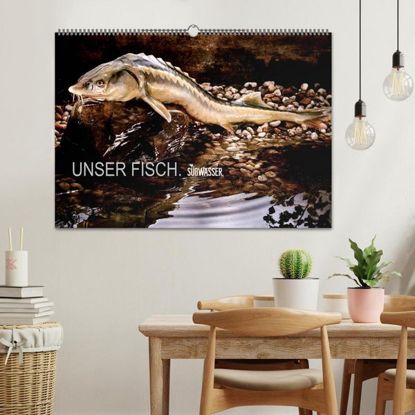 Produktbild: UNSER FISCH. S&Uuml;&szlig;WASSER. (Wandkalender 2026 DIN A2 quer), CALVENDO Monatskalender