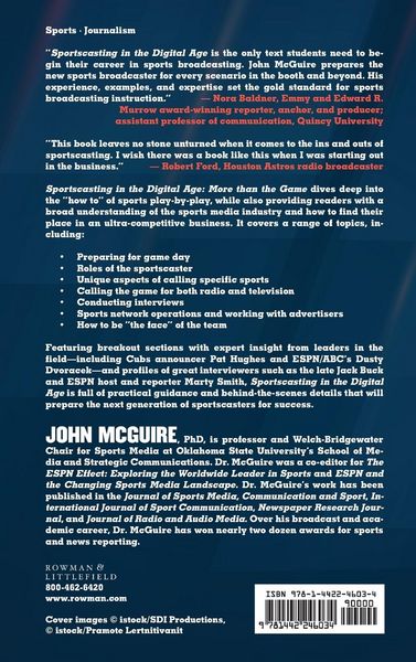 Produktbild: Sportscasting in the Digital Age