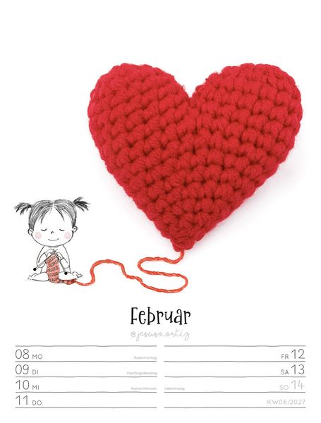 Produktbild: Little Dreams Wochenplaner Kalender 2027
