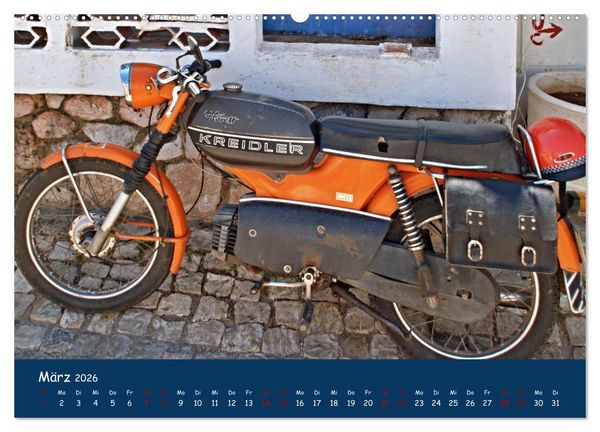 Produktbild: Vintage Mopeds (Wandkalender 2026 DIN A2 quer), CALVENDO Monatskalender