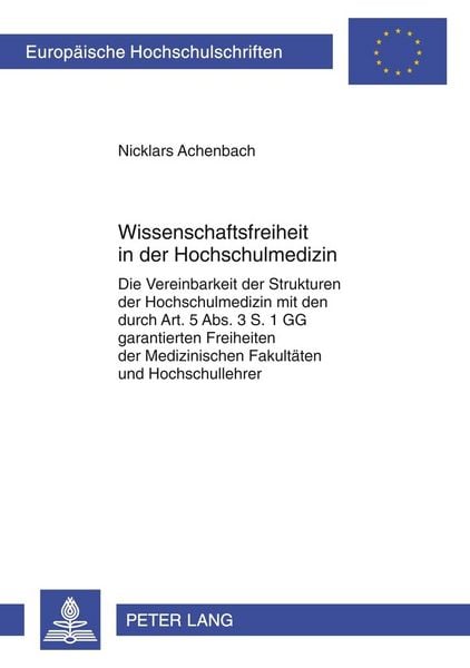 Produktbild: Wissenschaftsfreiheit in der Hochschulmedizin
