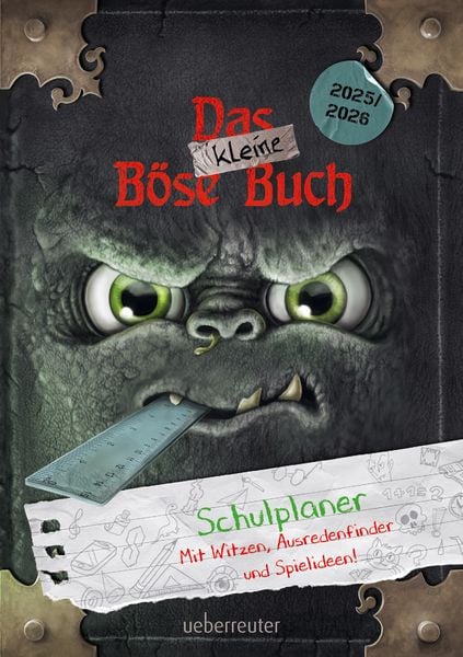 Das kleine Böse Buch – Schulplaner 2025/2026 (Das kleine Böse Buch, Bd.), Gebundene Ausgabe von Magnus Myst, Ueberreuter Verlag, Kinder- und