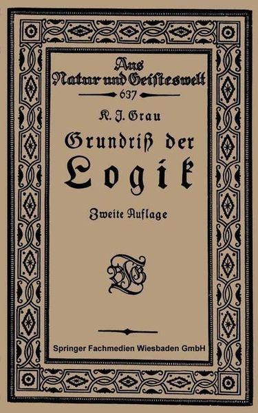 Produktbild: Grundri&szlig; der Logik