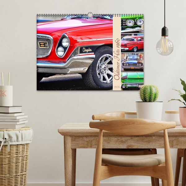 Produktbild: Oldtimer Hits 1960 (Wandkalender 2026 DIN A3 quer), CALVENDO Monatskalender