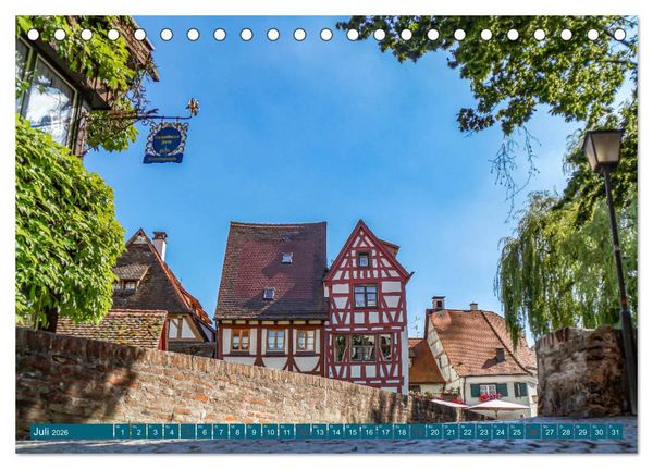 Produktbild: Quer durch Ulm (Tischkalender 2026 DIN A5 quer), CALVENDO Monatskalender