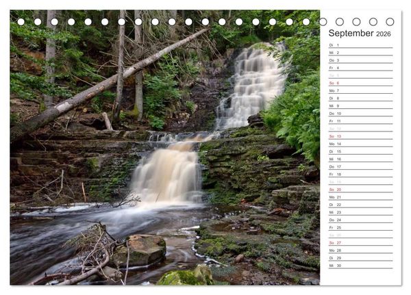 Produktbild: Unterwegs in Schweden (Tischkalender 2026 DIN A5 quer), CALVENDO Monatskalender