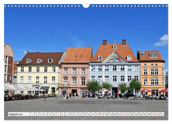 Produktbild: Stralsund, die wundersch&ouml;ne Hansestadt am Strelasund (Wandkalender 2026 DIN A3 quer), CALVENDO Monatskalender