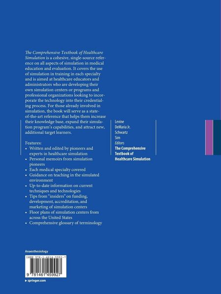Produktbild: The Comprehensive Textbook of Healthcare Simulation