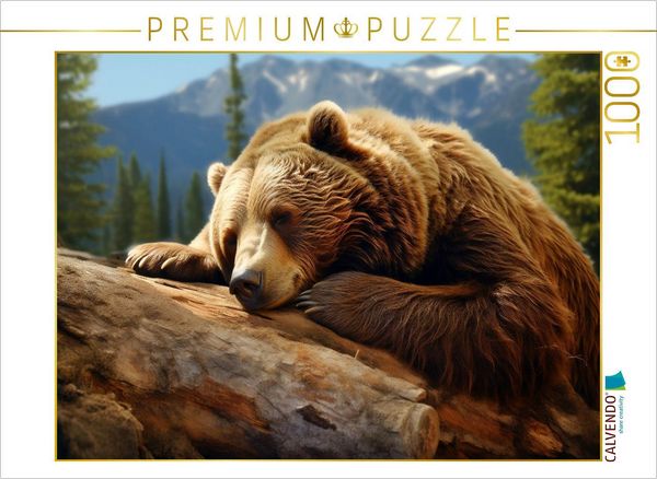 Produktbild: CALVENDO Puzzle Ein Motiv aus dem Kalender "Wenn sie schlafen" | 1000 Teile Lege-Gr&ouml;&szlig;e 64x48cm Foto-Puzzle f&uuml;r gl&uuml;ckliche Stunden