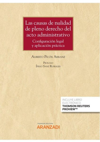 Produktbild: Causas de nulidad de pleno derecho del acto administrativo: configuraci&oacute;n legal y aplicaci&oacute;n pr&aacute;ctica