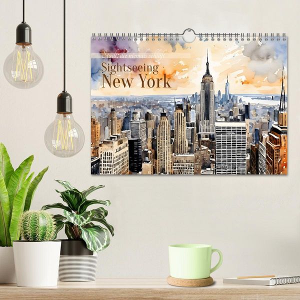Produktbild: Sightseeing New York (Wandkalender 2026 DIN A4 quer), CALVENDO Monatskalender
