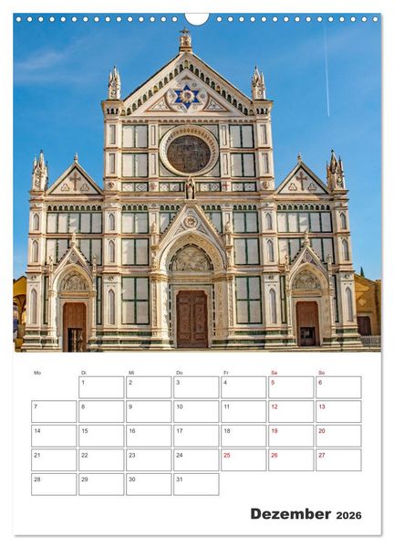 Produktbild: Florenz - Stadt mit besonderem Zauber (Wandkalender 2026 DIN A3 hoch), CALVENDO Monatskalender
