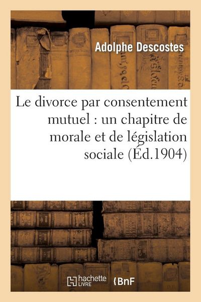 Produktbild: Le divorce par consentement mutuel