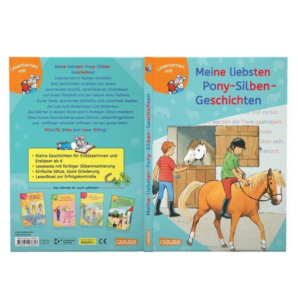LESEMAUS zum Lesenlernen Sammelbände: Meine liebsten Pony-Silben-Geschichten