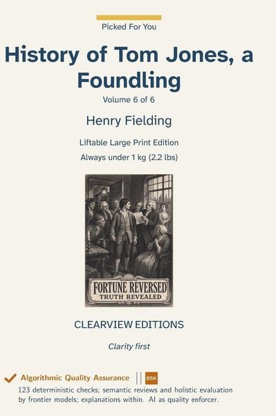 Produktbild: History of Tom Jones, a Foundling - Volume 6 of 6