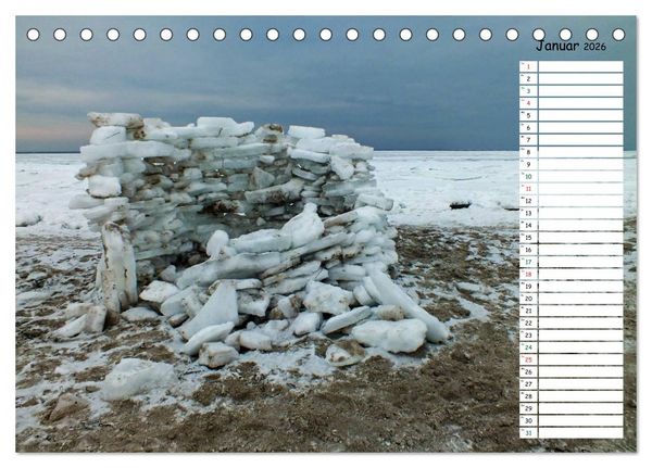 Produktbild: Ostseebad Boltenhagen - Sehnsuchtsort an der Ostsee (Tischkalender 2026 DIN A5 quer), CALVENDO Monatskalender